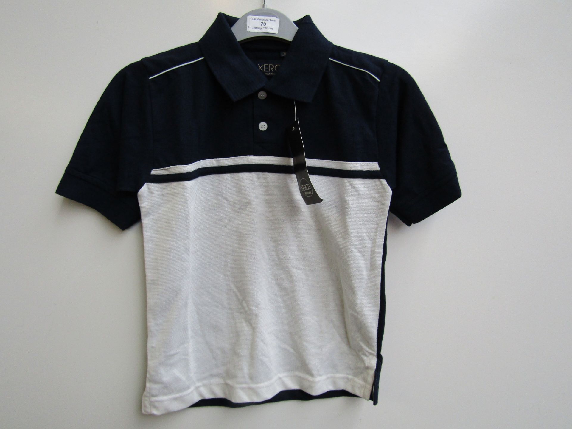 Childs Xeros Polo Shirt, new with tag, Size Small