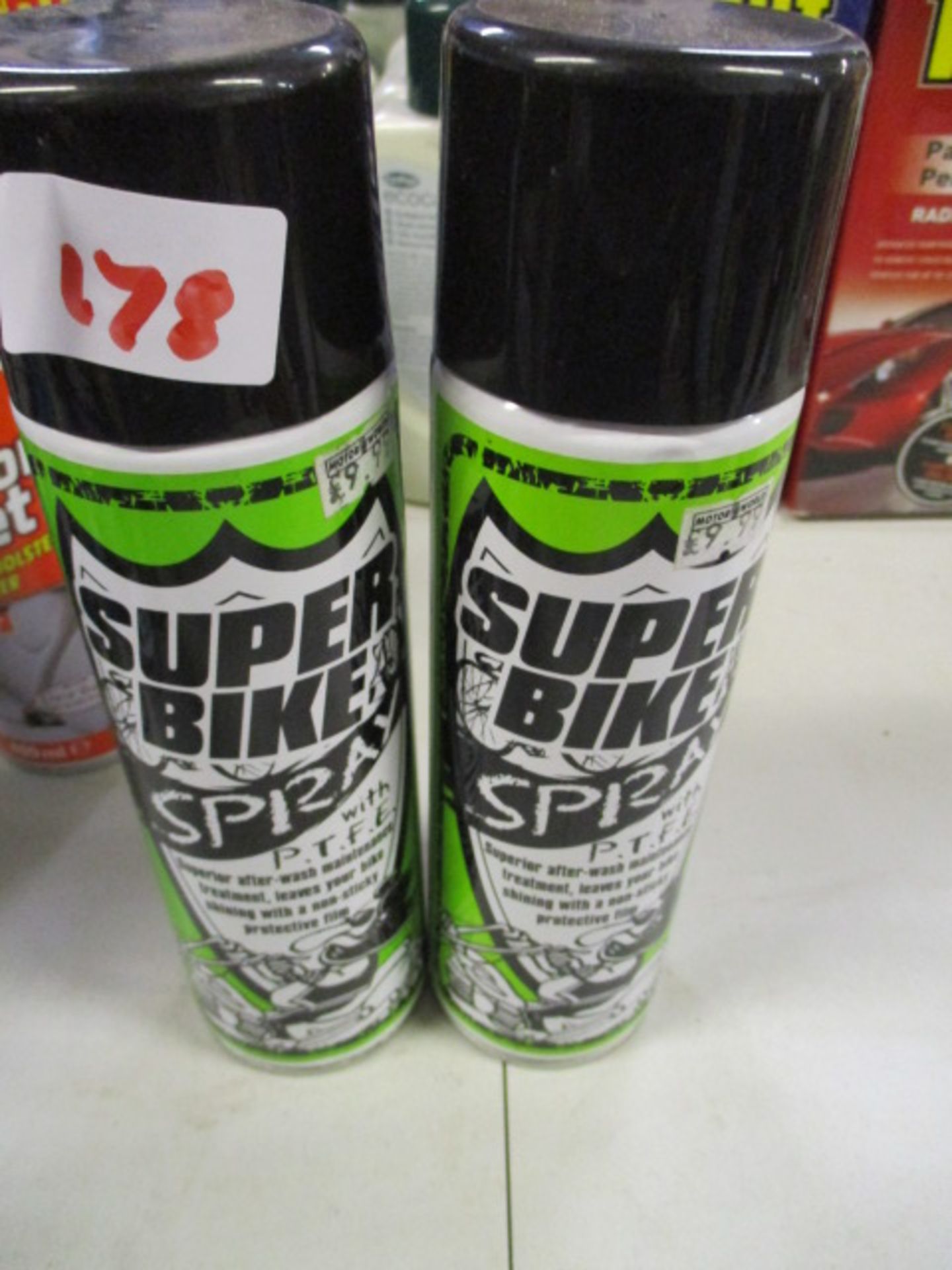 2pcs super bike spray with ptfe RRP 9.99 each
