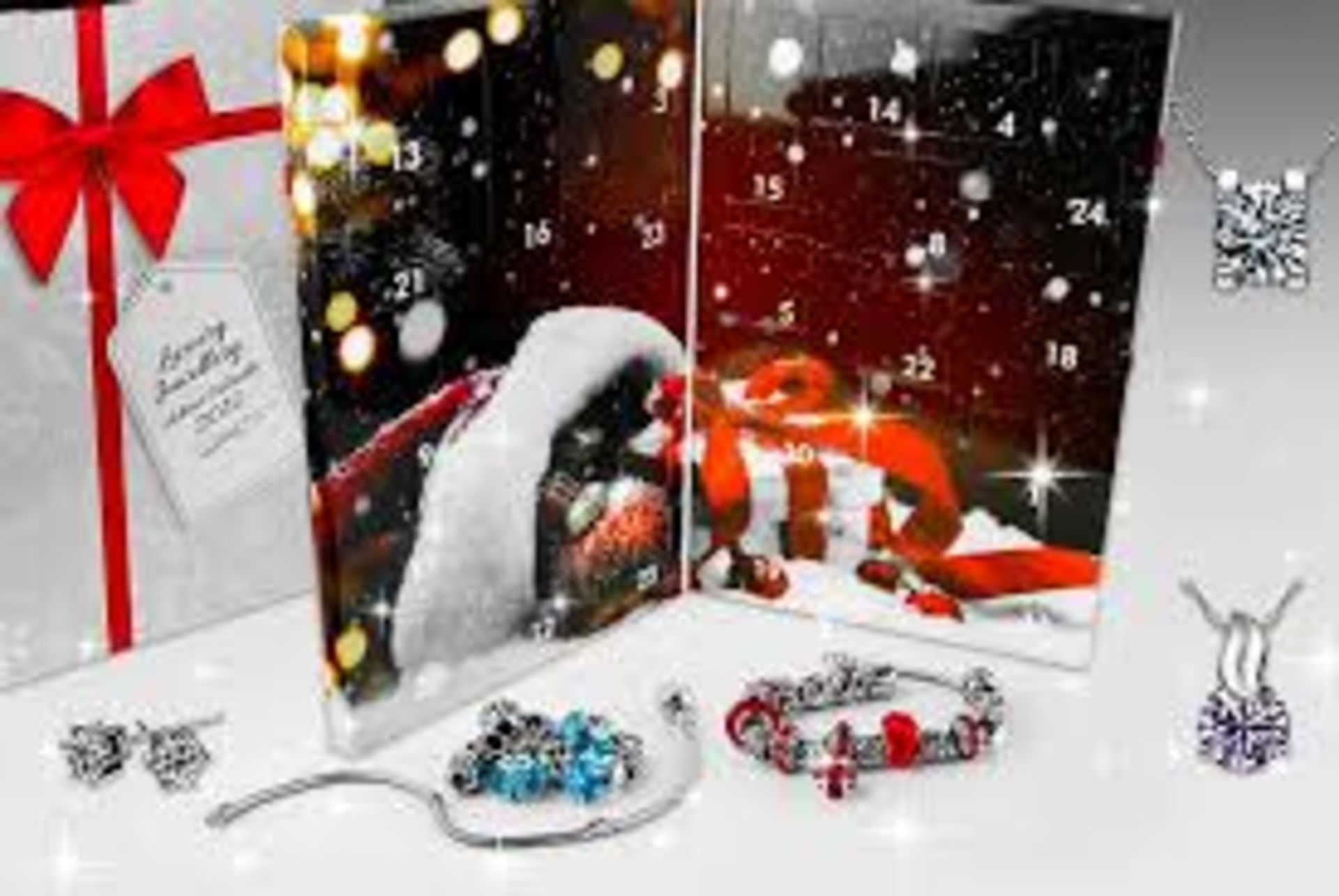 5x NO VAT!! Brand New Fifth NYC Luxury Jewellery Advent Calender, RRP £199, The ideal Christmas