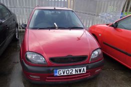 GV02 NWA -Citroen Saxo Furio - ATF LICENSE BIDDERS ONLY