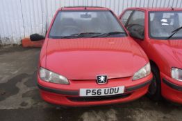 P56 UDU – Peugeot 106 XLD - with V5 - No Keys