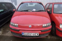 GU02 UZV – Fiat Punto Eleganza 16V with V5 - No Keys