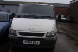 KS04 WRJ - Ford Transit - THIS VEHICLE IS SUBJECT TO VAT