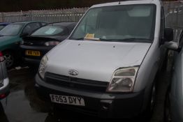 FD53 DYY - Ford Transit Connect - THIS VEHICLE IS SUBJECT TO VAT