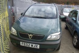 FE02 WJX - Vauxhall Zafira Elegance 16V