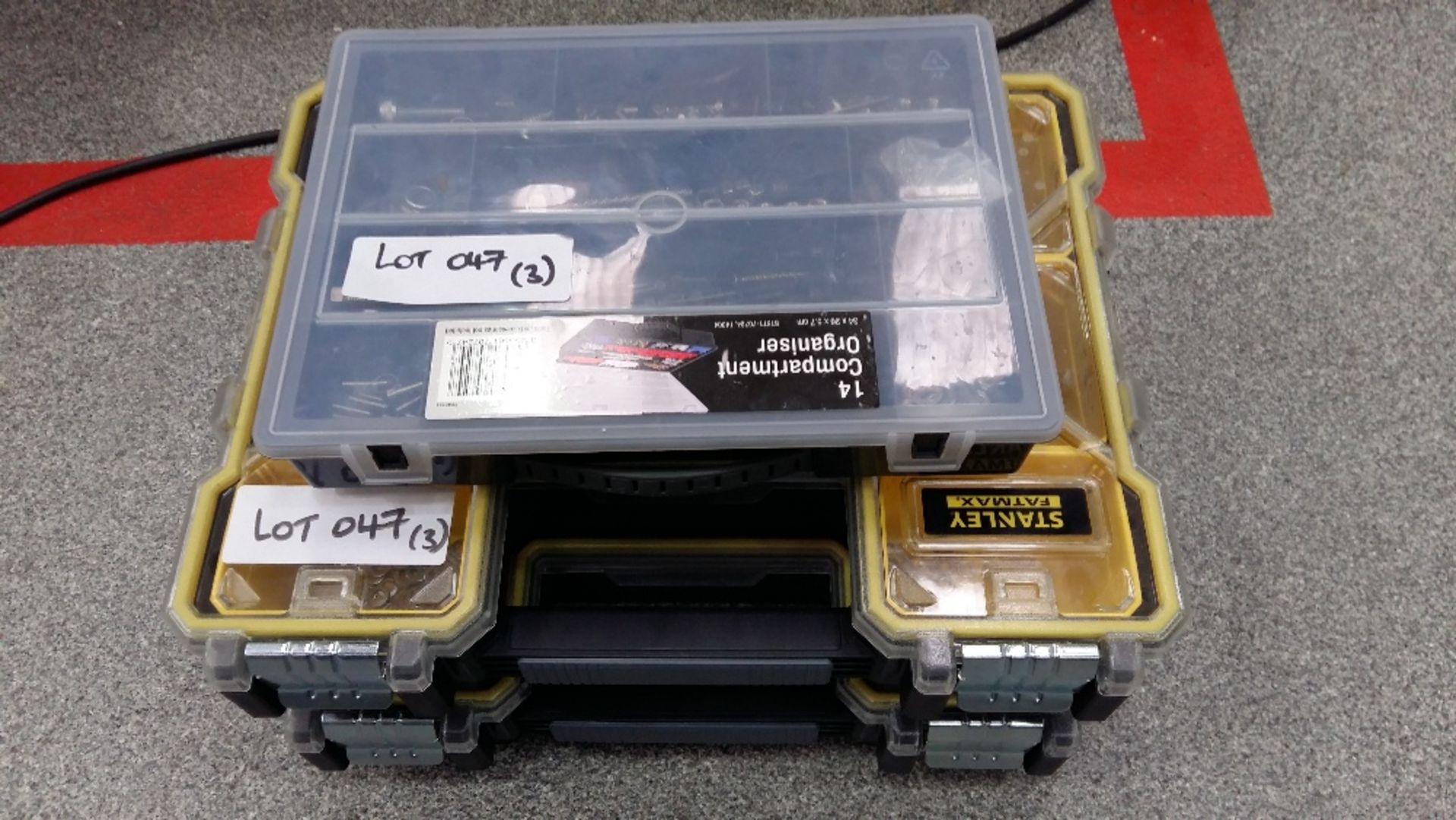 (2) Stanley Fatmax & (1) 14 Compartment Organiser - Image 5 of 5