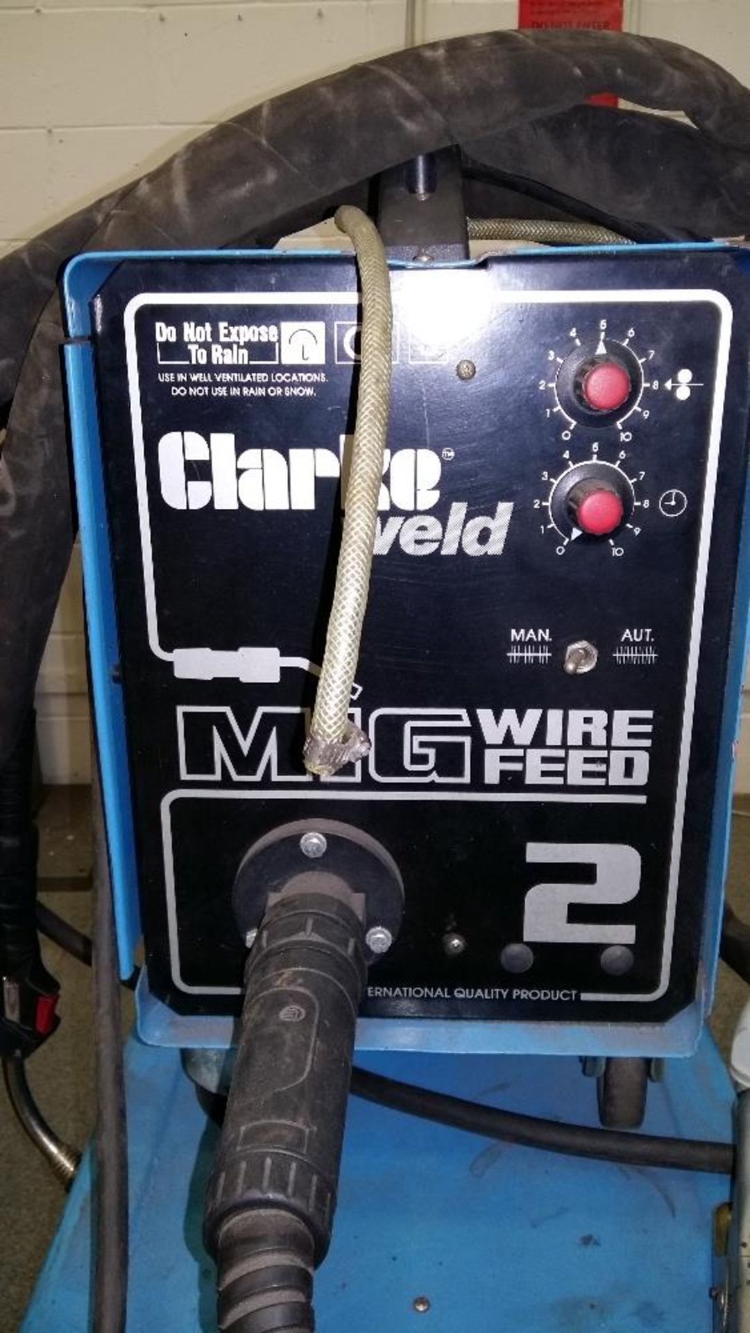 Clarke Weld Mig 400 TE turbo mig welder & Mig Wire Feed 2 unit - Image 3 of 9