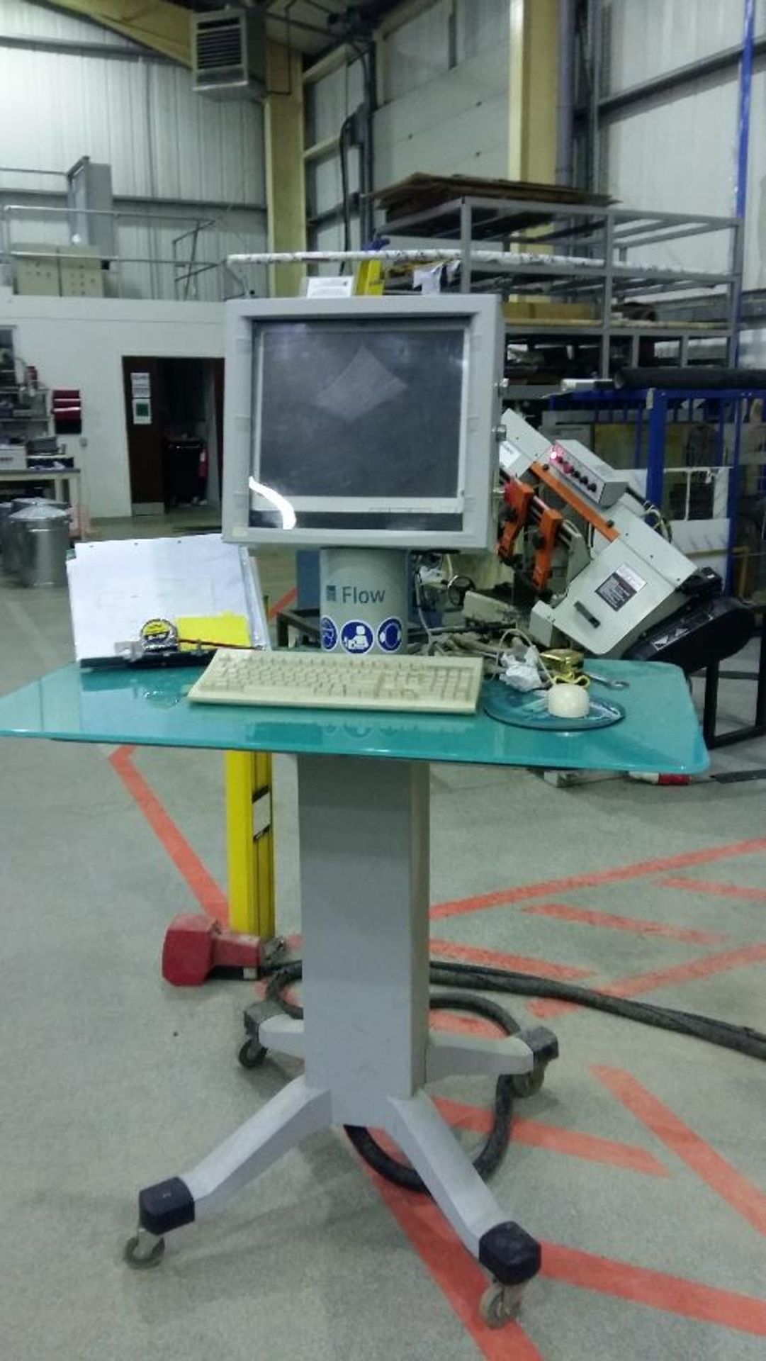 Flow Mach 3 2513b model 044430-1 CNC water jet cutting table - Image 15 of 28