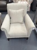 Beige / Cream Upholstered Armchair