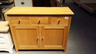 Light Oak Sideboard Cabinet