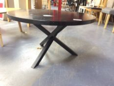 Black Circular Coffee Table