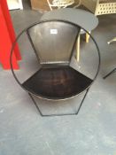 Leather Bucket Chair