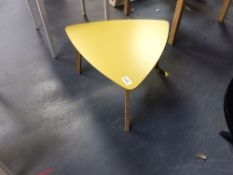 Yellow Veneer Coffee Table