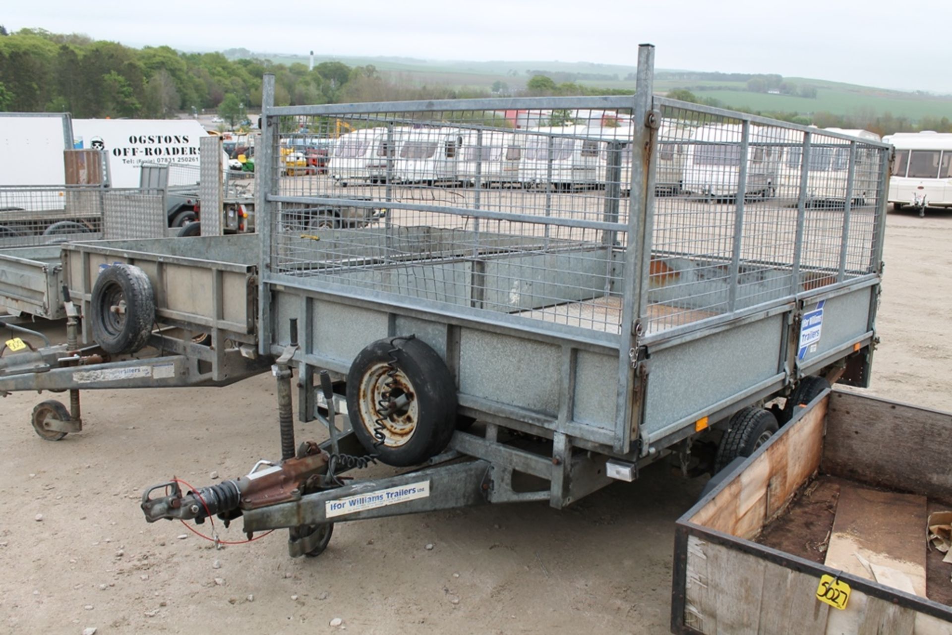 IFOR WILLIAMS LM106 TRAILER C/W MESH SIDES