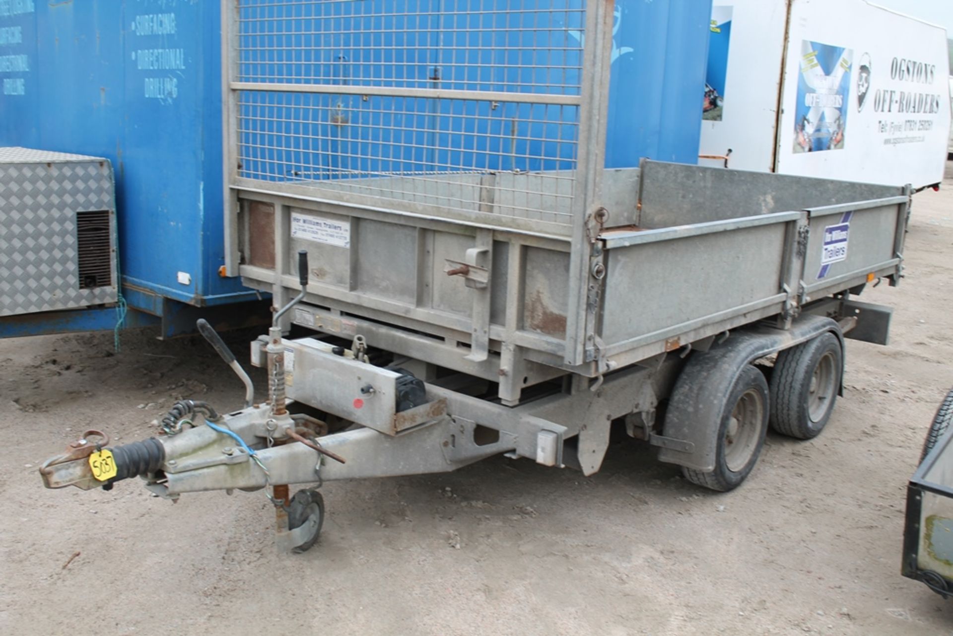 IFOR WILLIAMS TIPPING TRAILER KEY & REMOTE IN P/CABIN