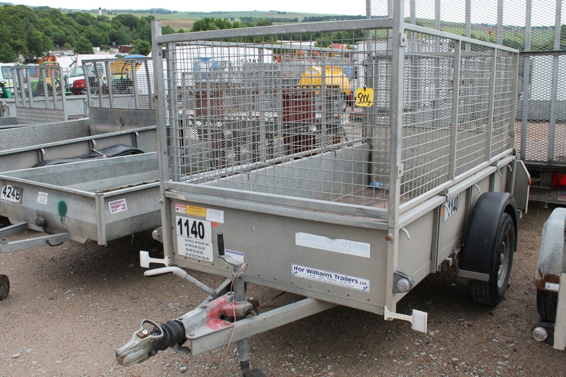 IFOR WILLIAMS TRAILER C/W MESH SIDES (1140)
