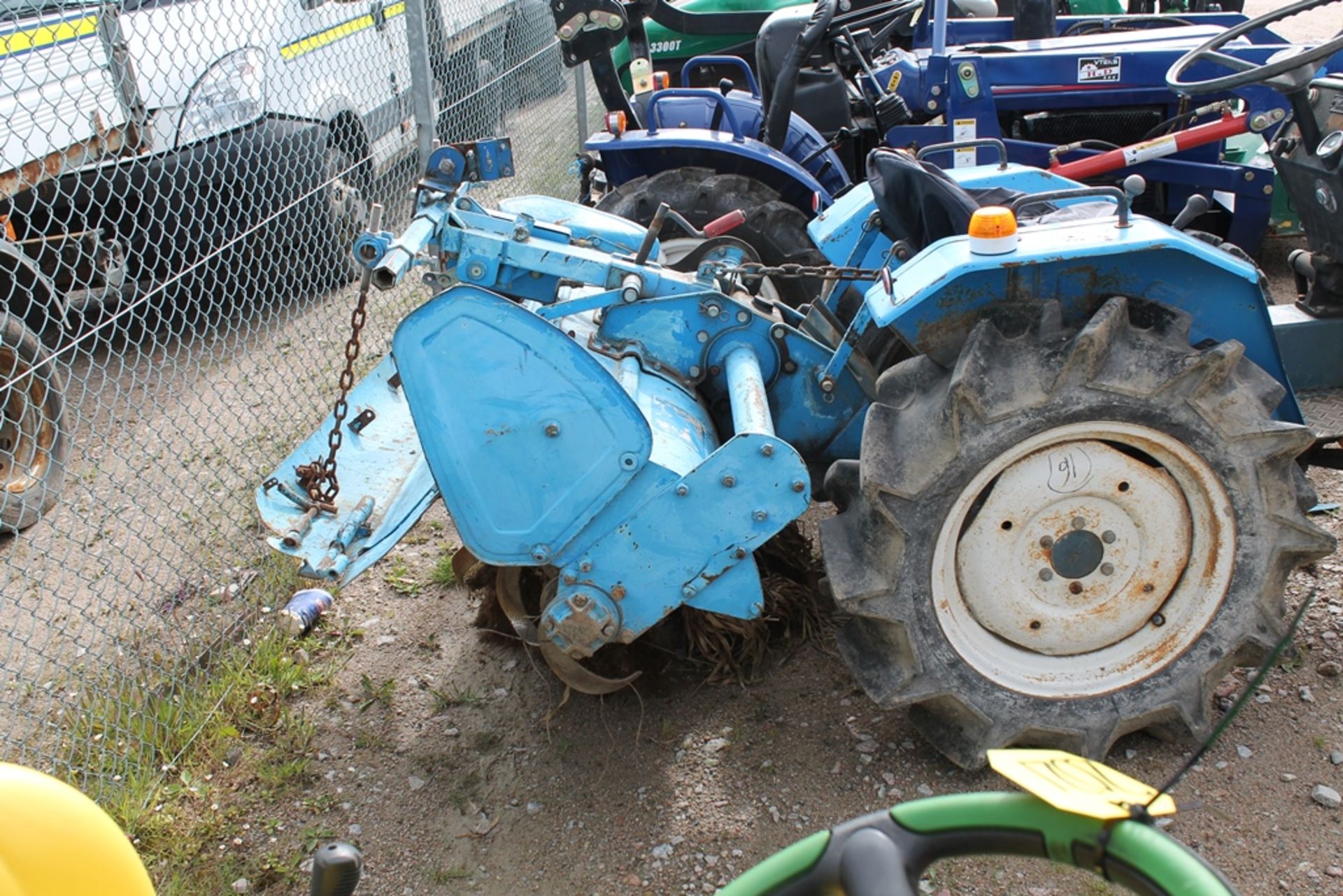 MITSI MINI TRACTOR C/W TILLER KEY IN P/CABIN - Image 2 of 2