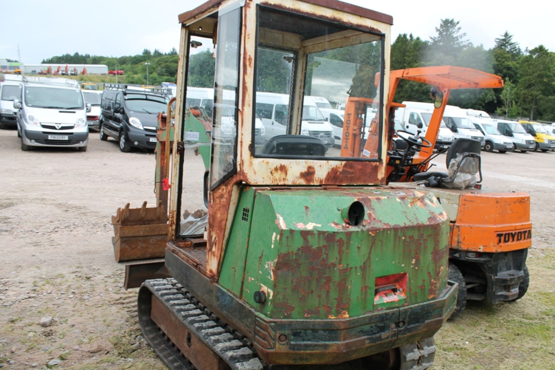 PELJOB MINI EXCAVATOR, , 3T, , C/W 3 BUCKETS, , PLUS VAT, , N, - Image 3 of 5