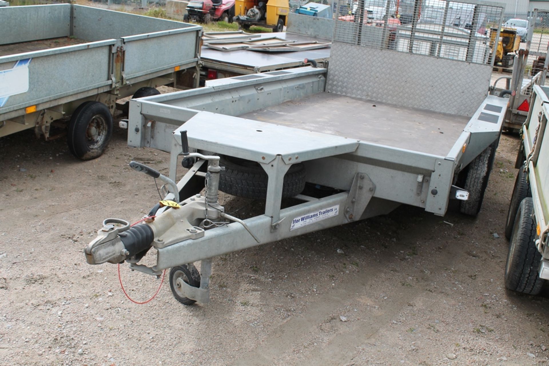 TRI AXLE PLANT TRAILER WITH LIGHTING CABLE IN P/CABIN