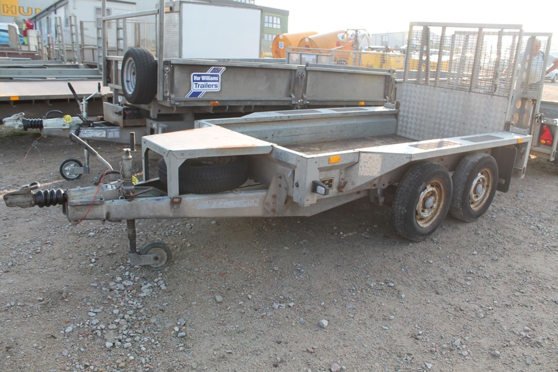 IFOR WILLIAMS GX84 TRAILER WITH CABLE IN P/CABIN