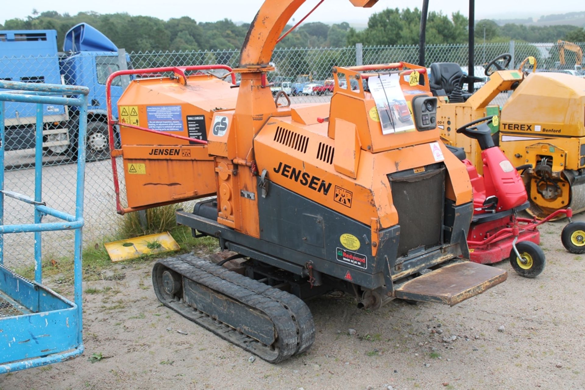 JENSEN 8" WOODCHIPPER KEY IN P/CABIN