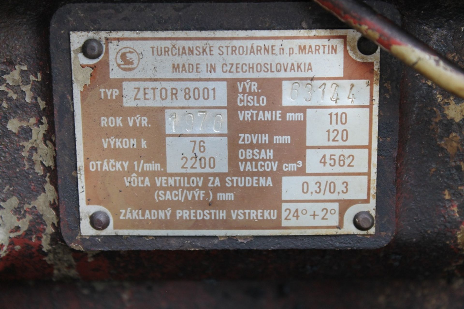 Zetor 8011 2 Door Tractor - Image 6 of 6