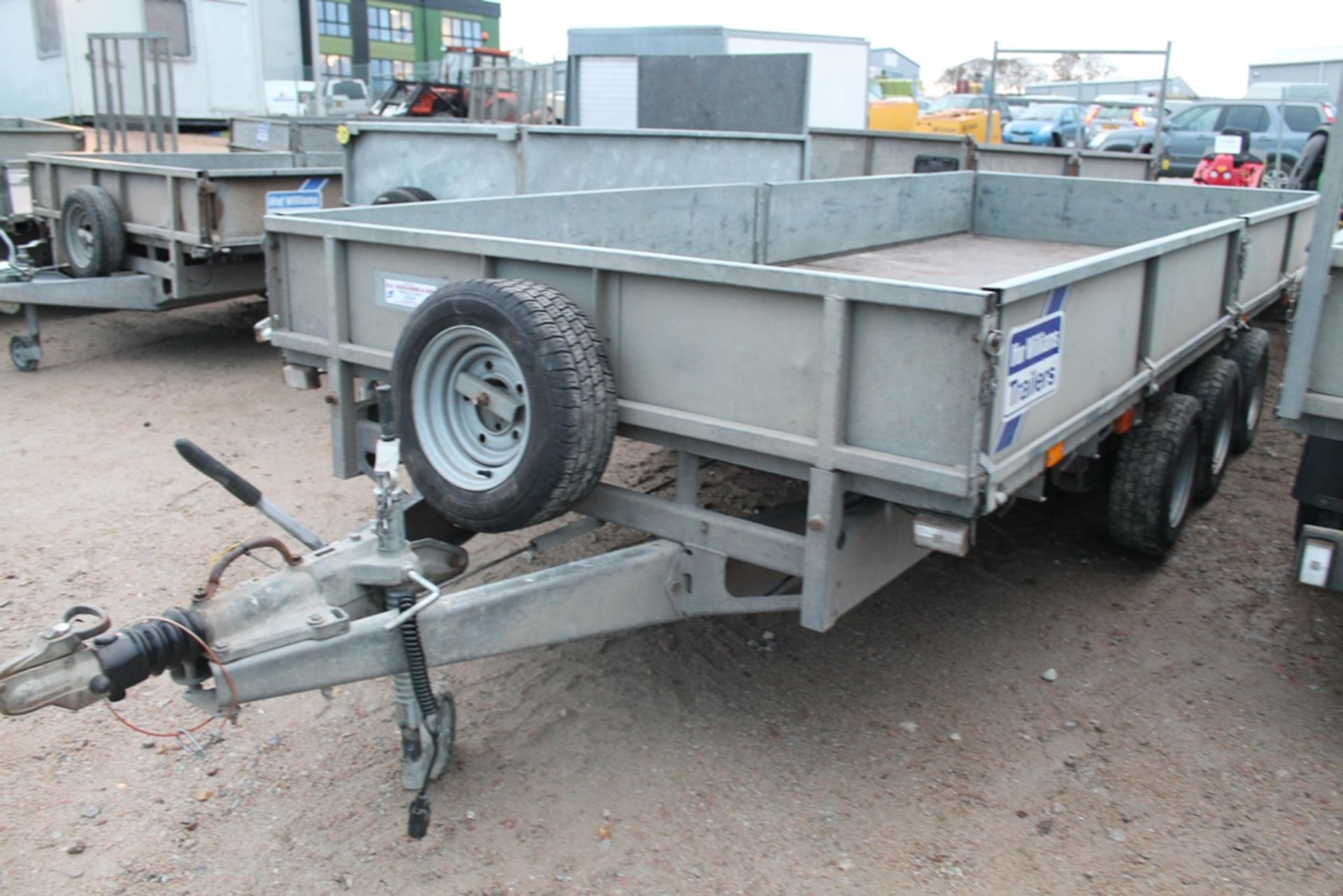 IFOR WILLIAMS LM166 TRI AXLE TRAILER