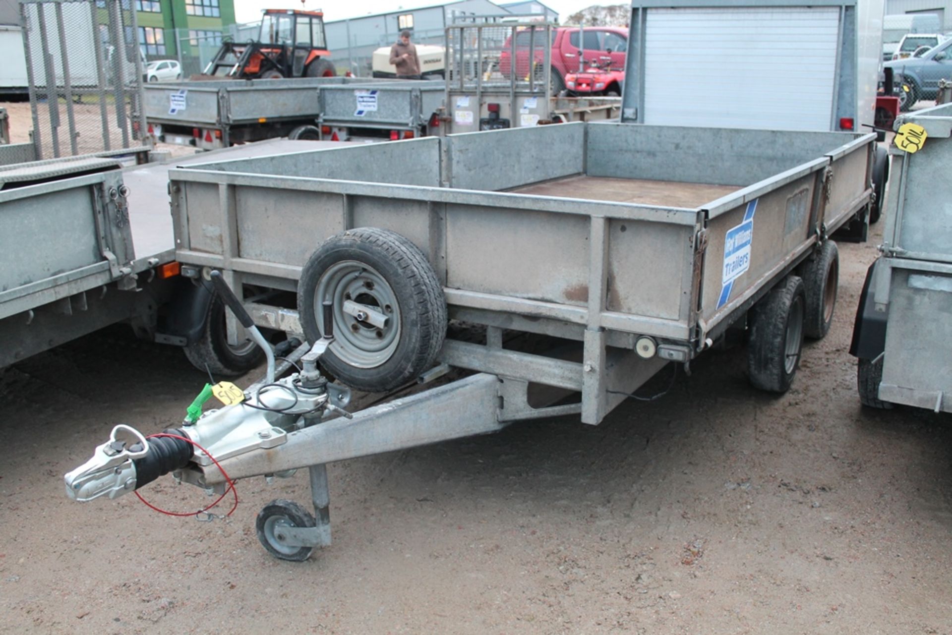 IFOR WILLIAMS LM126 DROPSIDE TRAILER