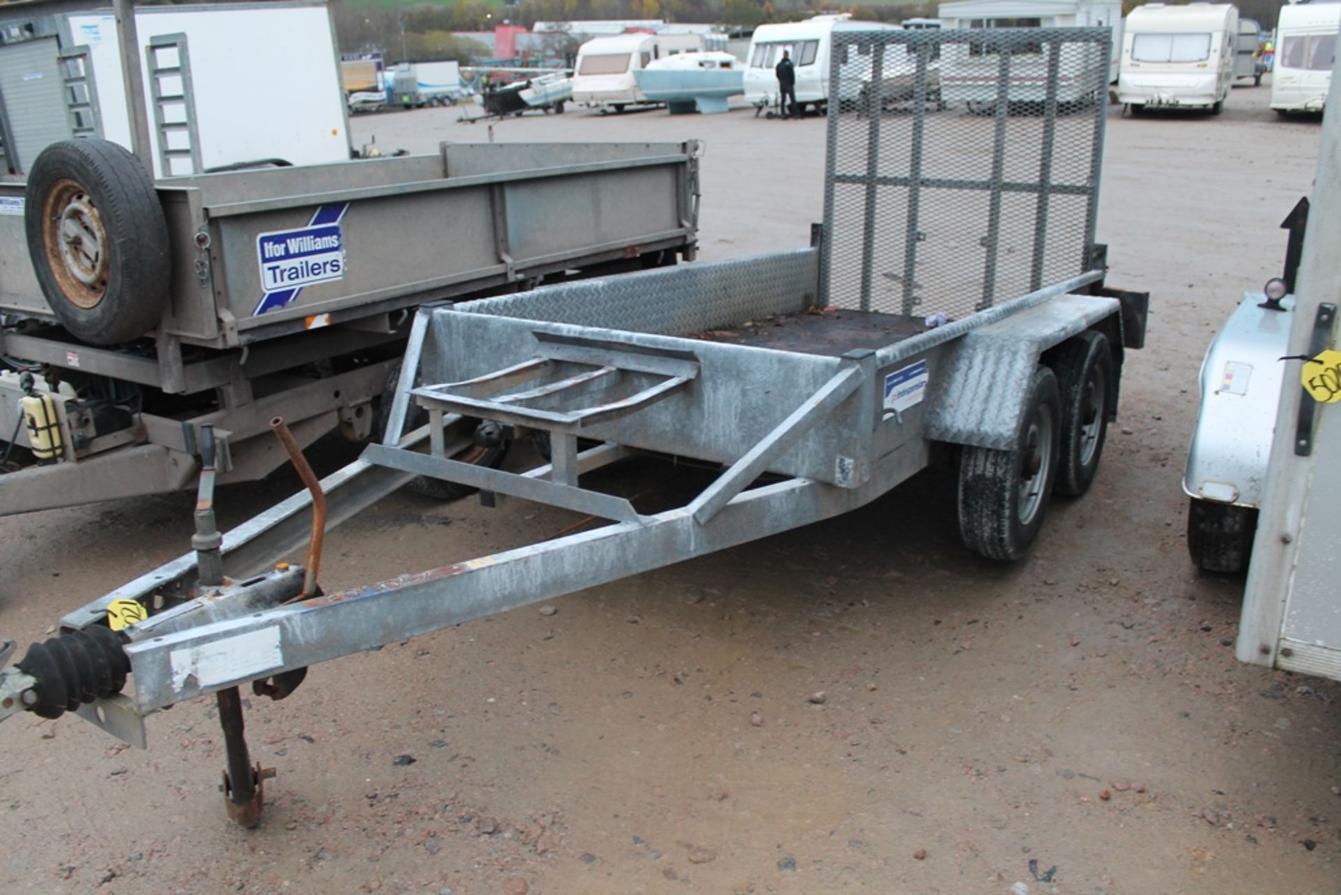 INDESPENSION TWIN AXLE PLANT TRAILER - KEY IN P/CABIN