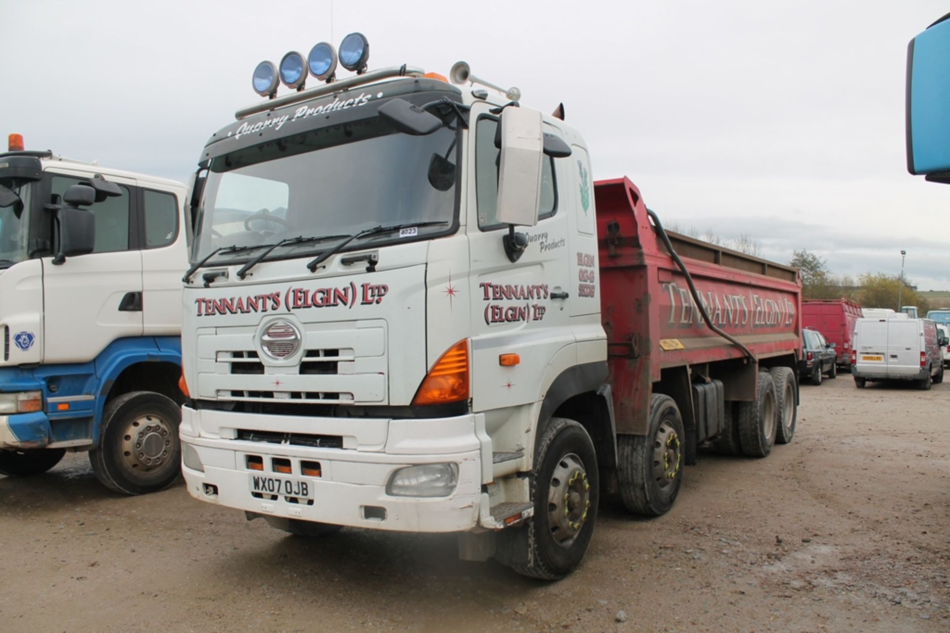 Hino 3241 8x4 Tipper Tractor