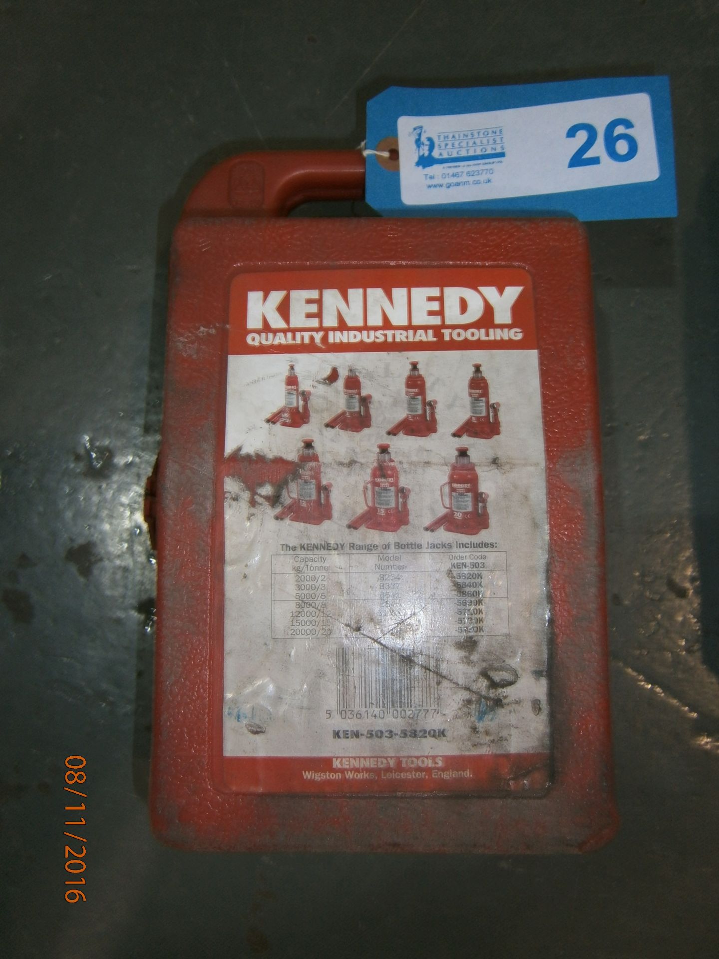 Kennedy 2Tonne Bottle Jack