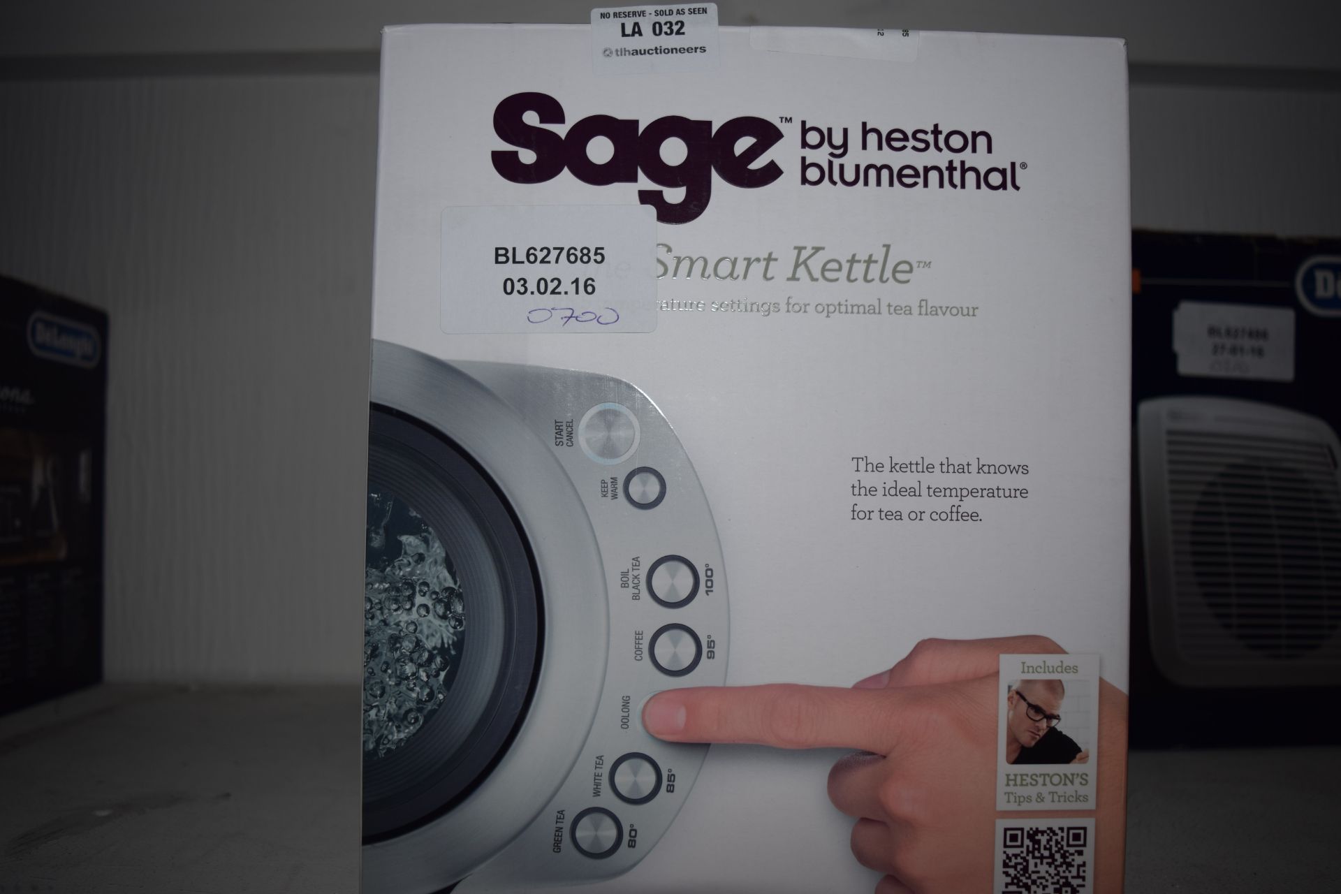 BOXED SAGE BY HESTIN BLUMENTHAL SMART KETTLE RRP£70