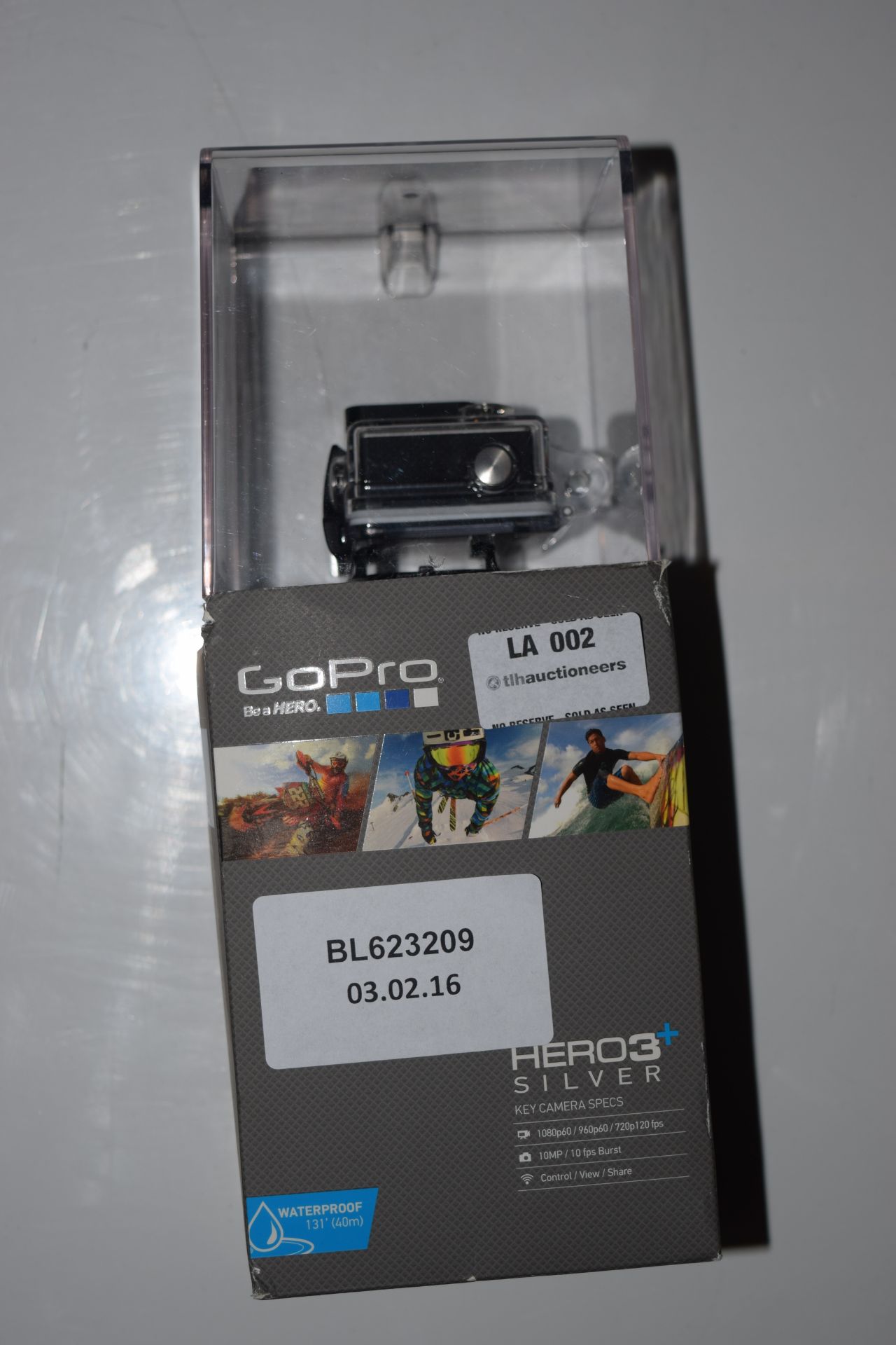 BOXED GO PRO HERO 3 IN SILVERRRP£220