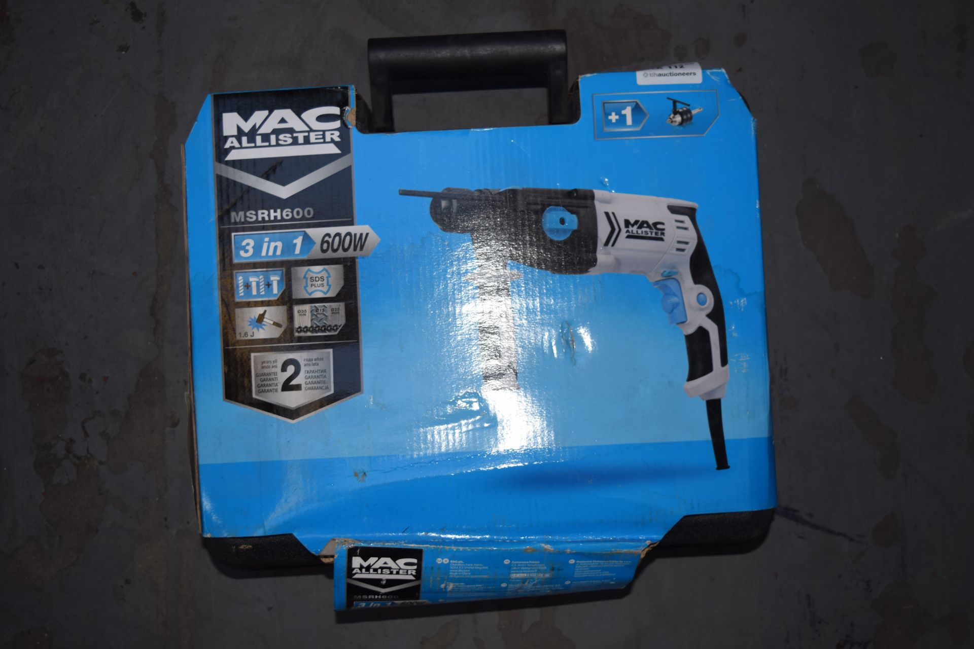 BOXED MACALLISTER MSRH 600 3 IN 1 600WATT ROTARY DRILL