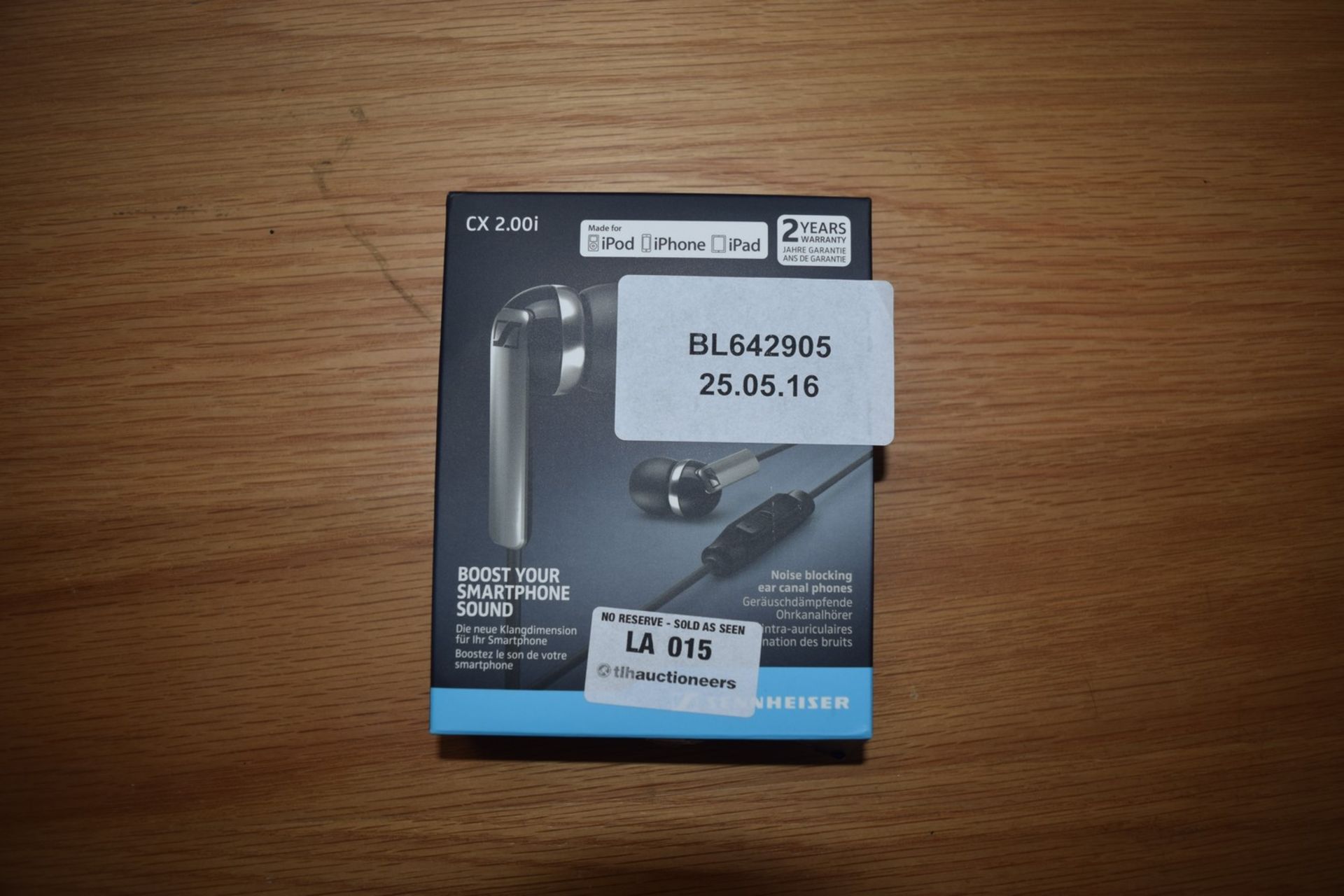 1 X BOXED SENNHEISSER SMARTPHONE AND IPOD EARPHONES RRP £80