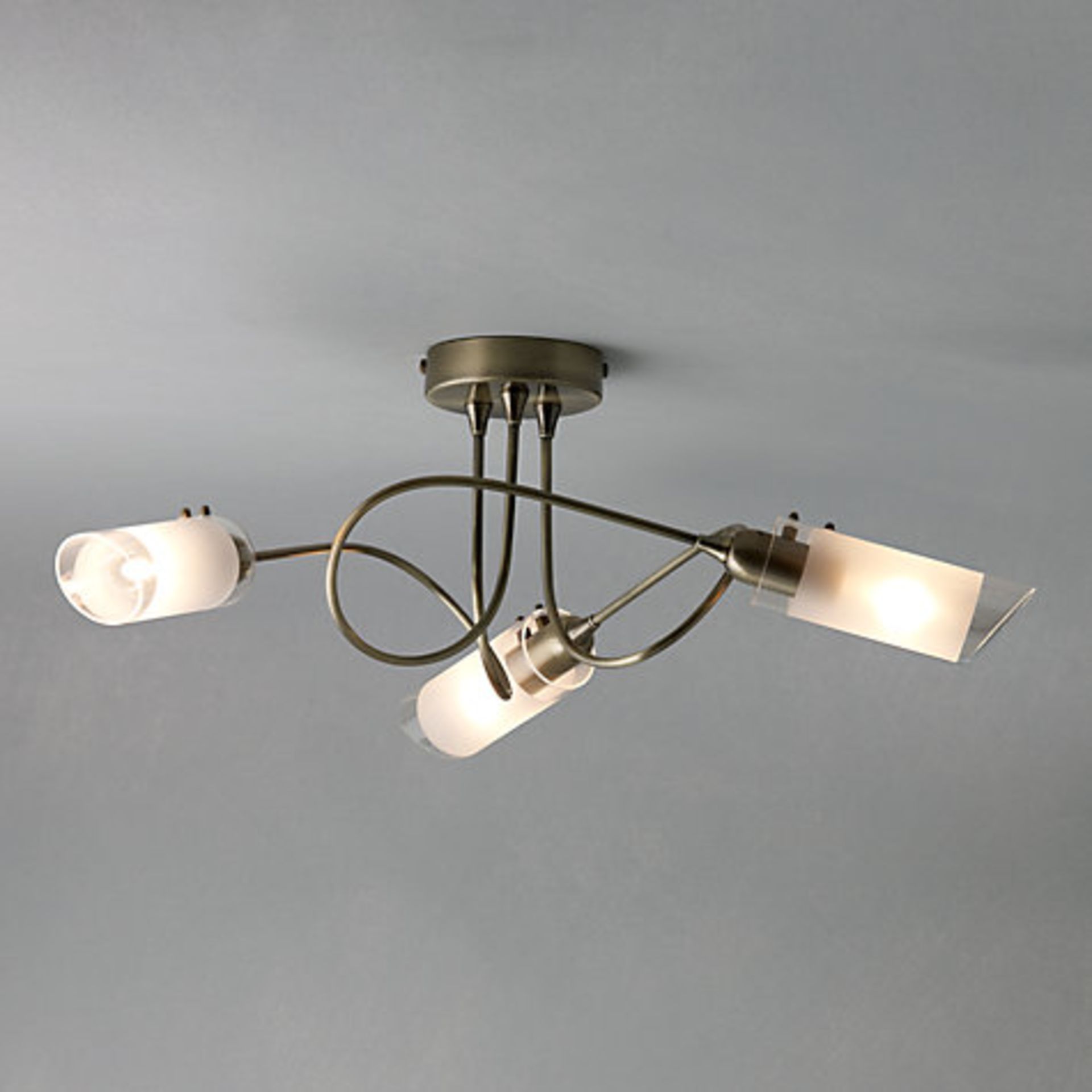 2 x BOXED LIMBO 3 LIGHT CEILING FITTINGS (22.4.16) *PLEASE NOTE THAT THE BID PRICE IS MULTIPLIED