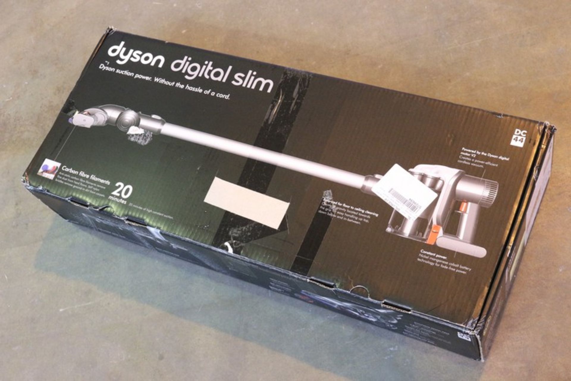 1 x BOXED DYSON DC44 DIGITAL SLIM HAND HELD CORDLESS VACUUM CLEANER *PLEASE NOTE THAT THE BID