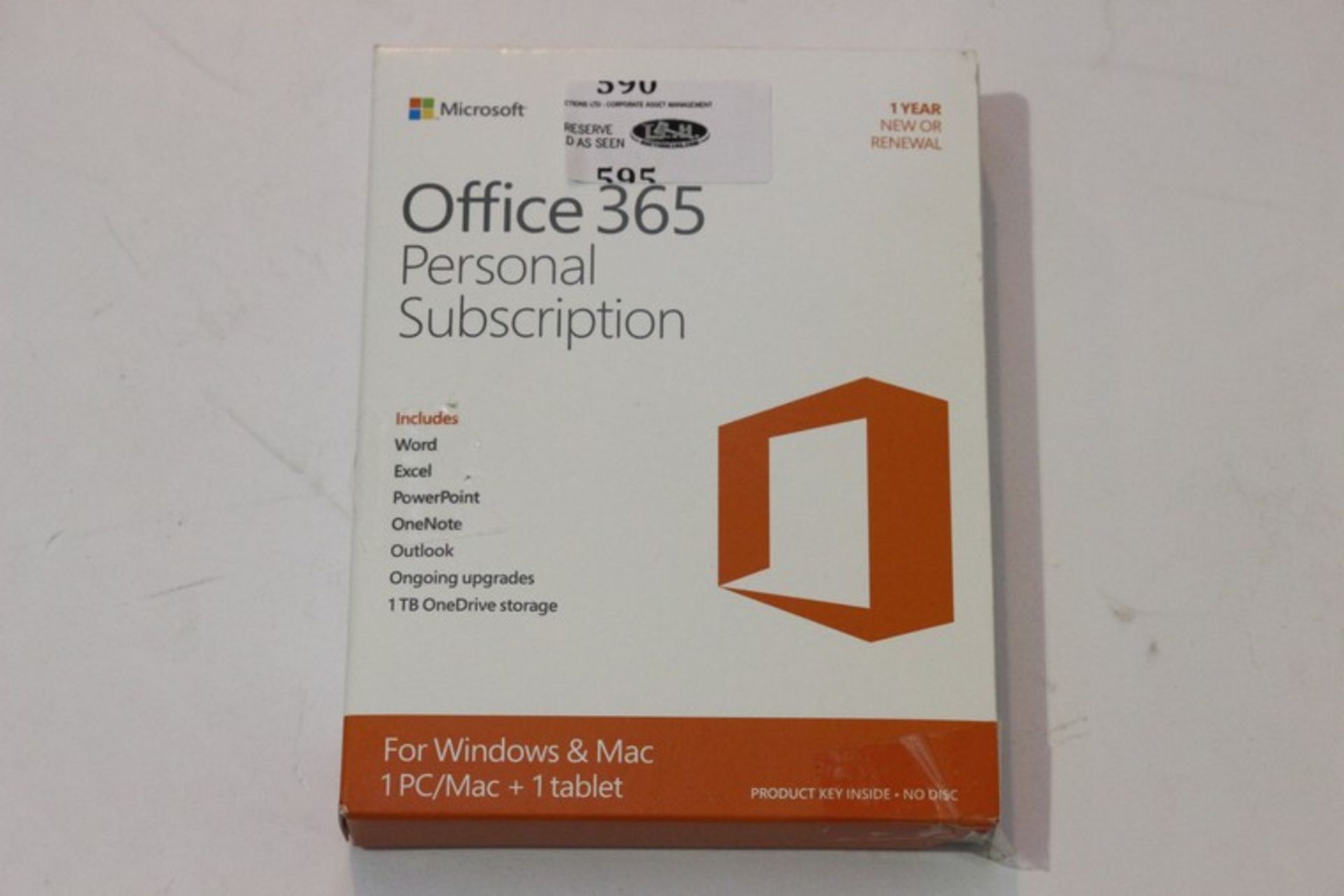 2 x BOXED MICROSOFT OFFICE 365 SOFTWEAR PACKS (22.4.16) *PLEASE NOTE THAT THE BID PRICE IS