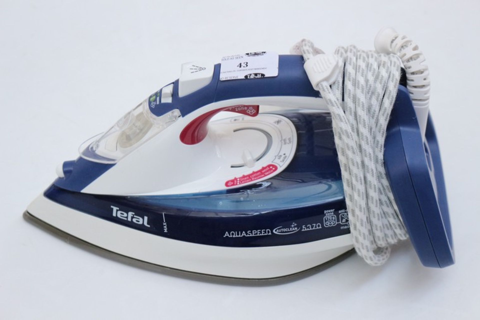 2 x ASSORTED BOXED AND UNBOXED STEAM IRONS RRP £35-£50 (28.4.16) *PLEASE NOTE THAT THE BID PRICE