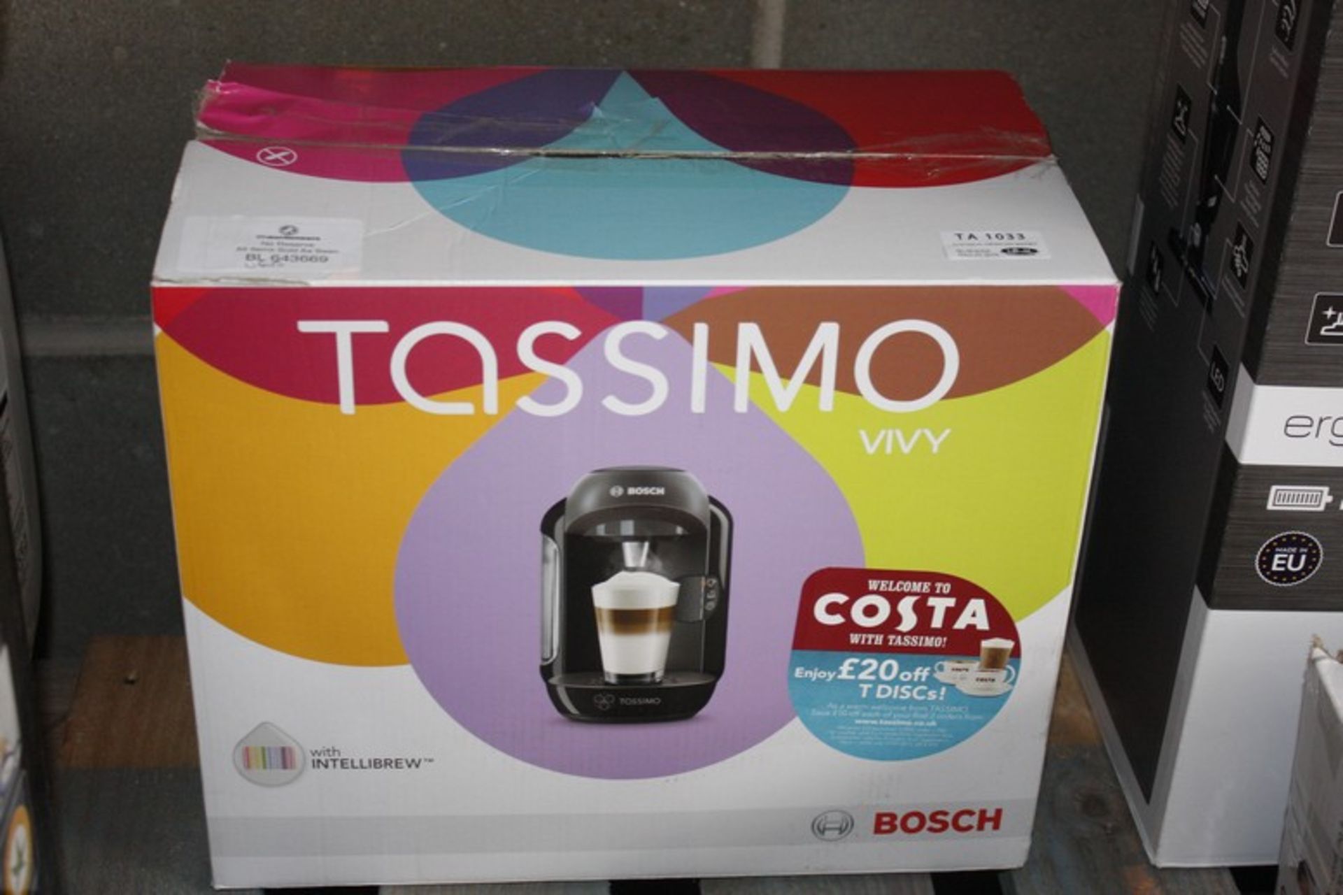 1X BOSCH TASSIMO CAPPUCCINO MAKER RRP £60 (BL643669)