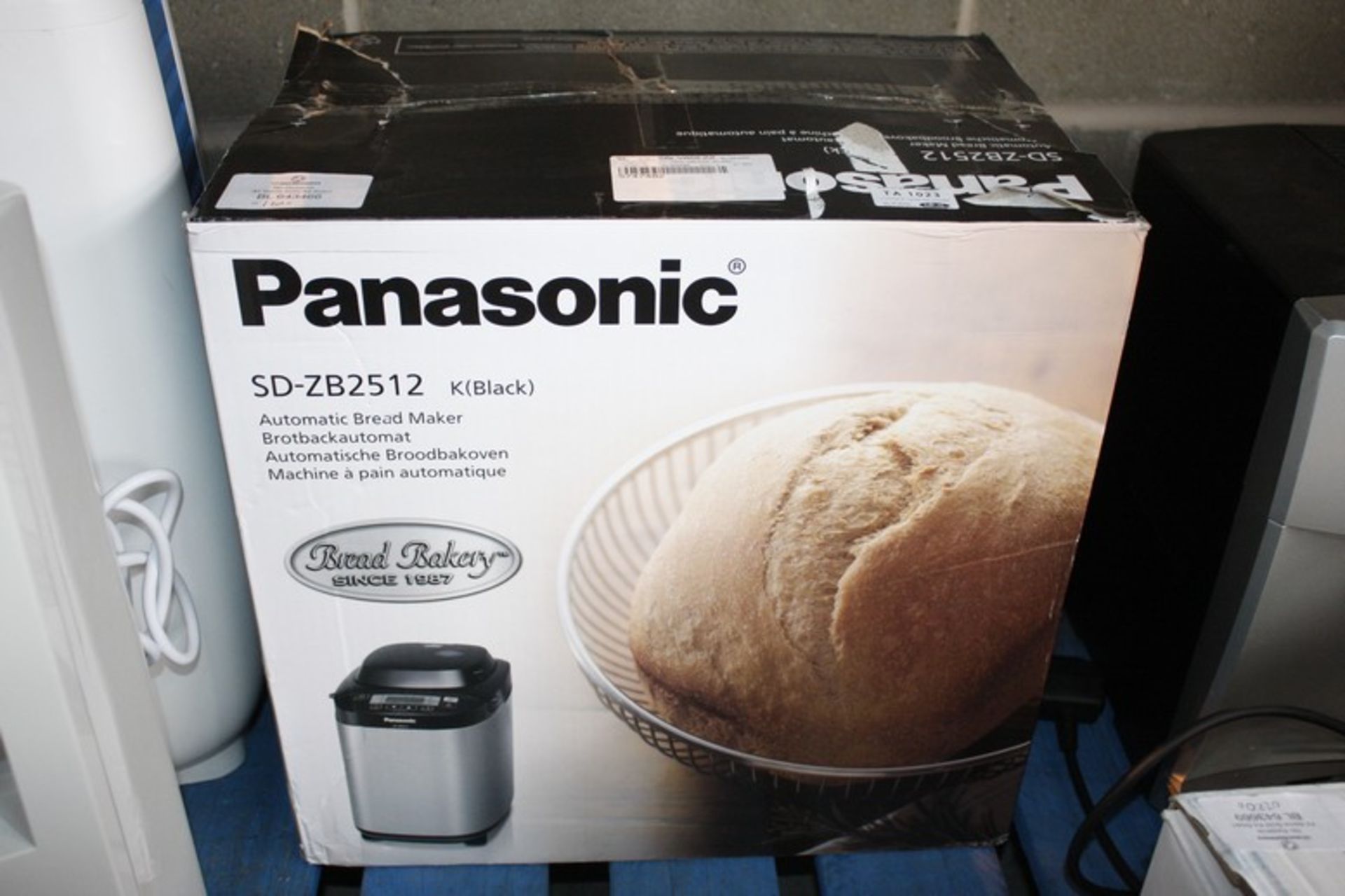 1X BOXED PANASONIC SD-ZB2512 AUTOMATIC BREAD MAKER RRP £140 (BL643466)