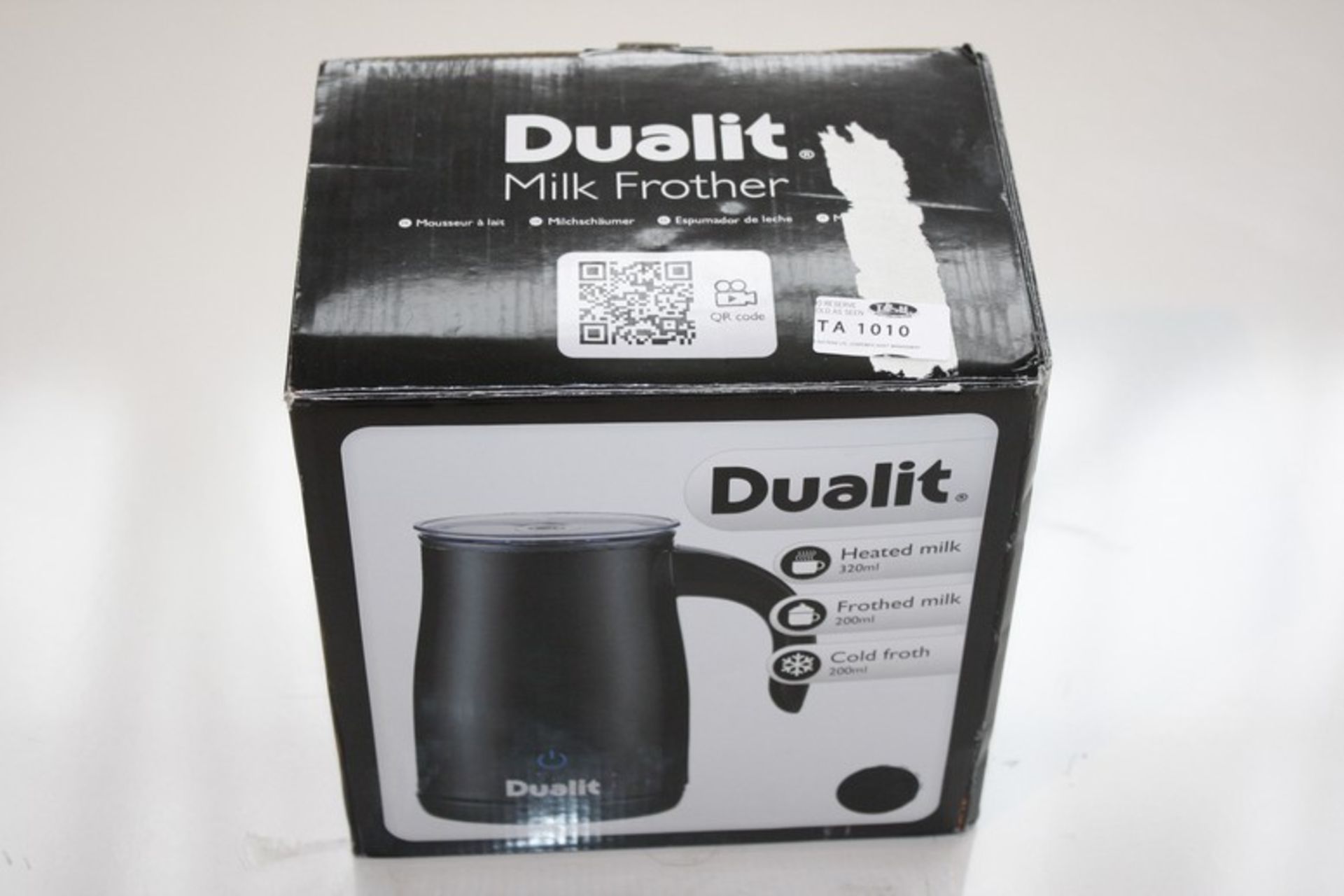 1X BOXED DUALIT MILK FROTHER RRP £40 (BL643466)