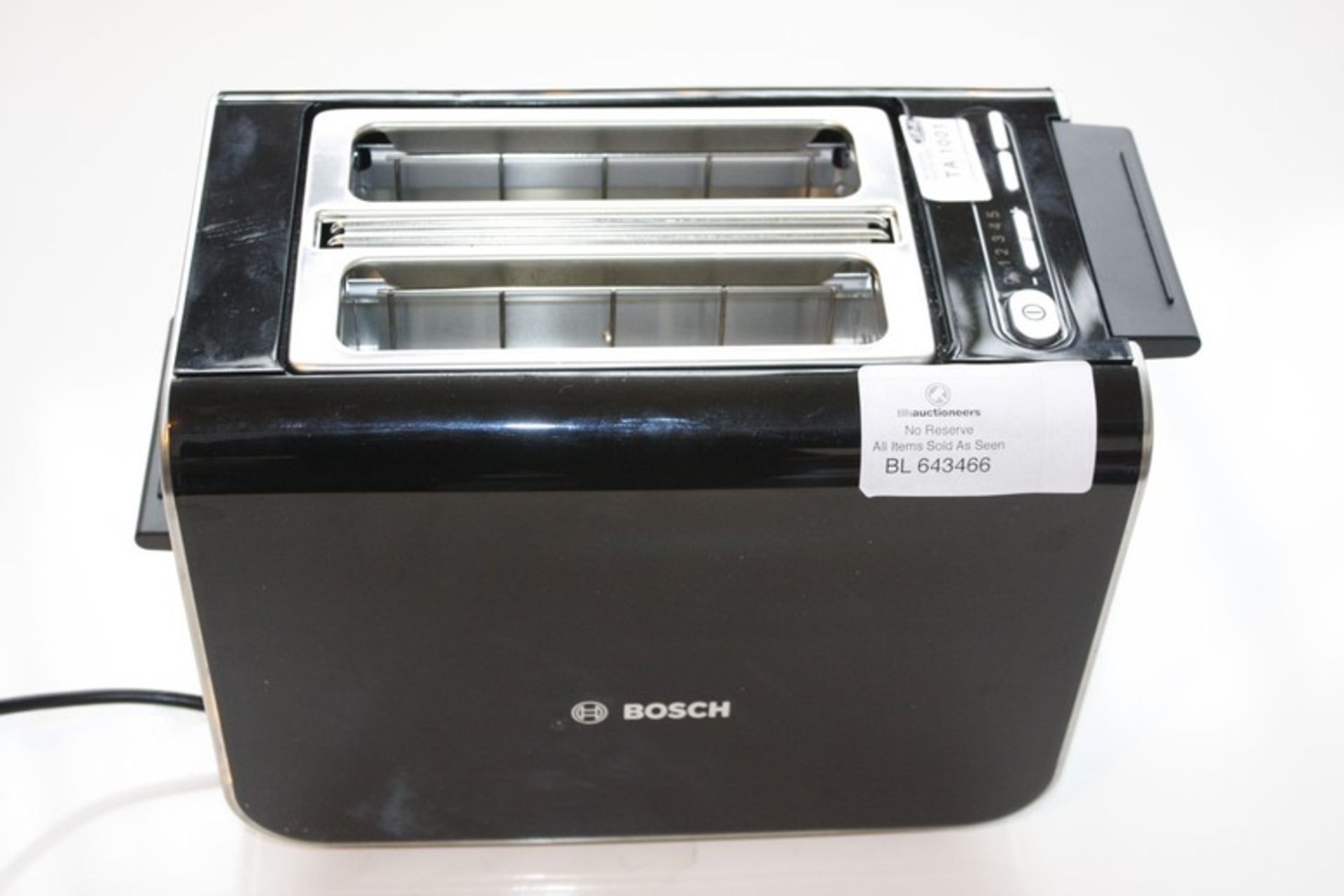 1X BOSCH 2 SLICE TOASTER (BL643466)