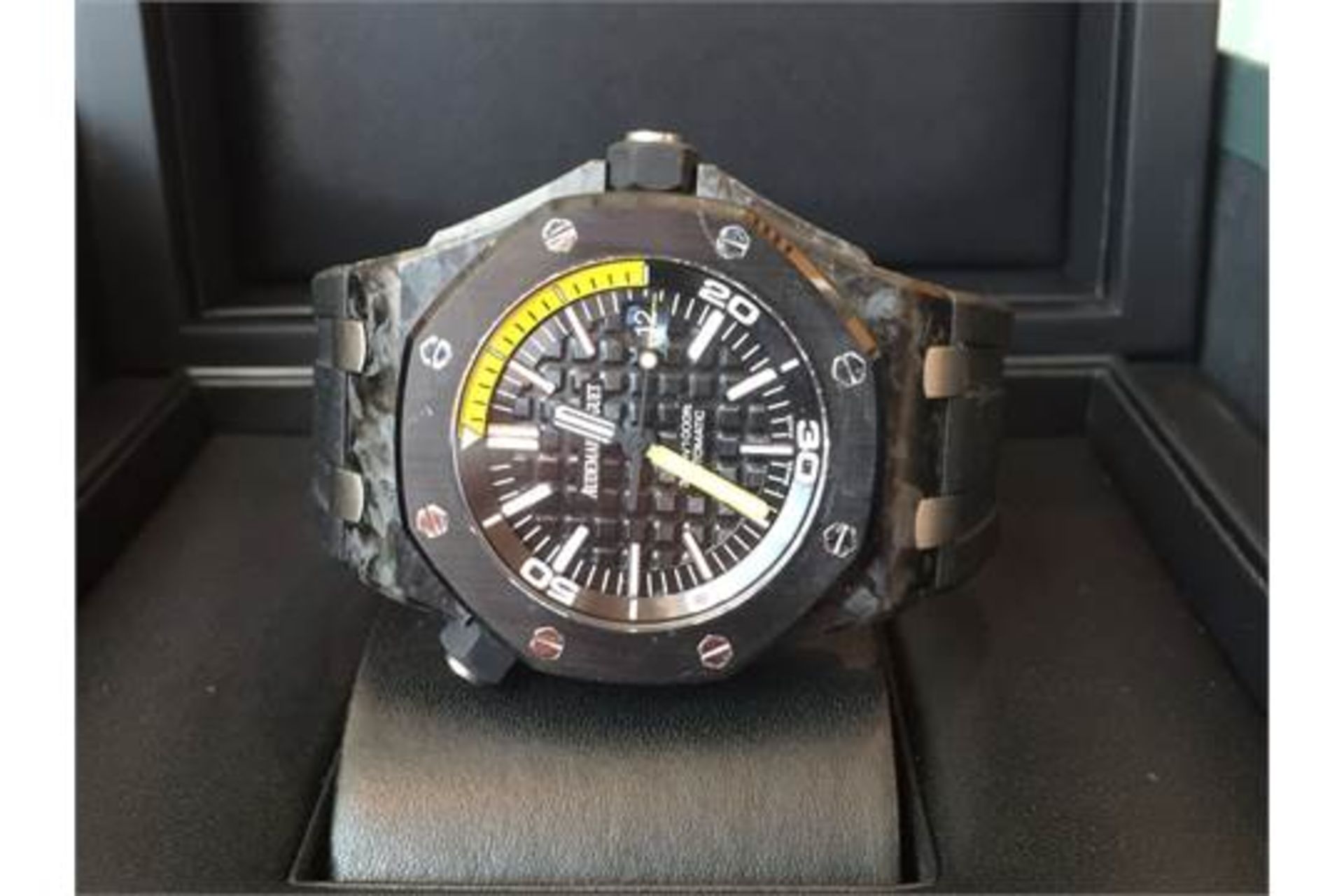 RRP PRROX £19,000 2014 AUDEMARS PIGUET ROYAL OAK OFF SHORE 44ml CERAMIC MODEL WITH BOX & PAPERS ON