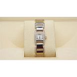 RRP £25,000 CARTIER TANK KISSIME 18ct SOLID WHITE GOLD WITH FACTORY DIAMONDS IN EXCELLENT