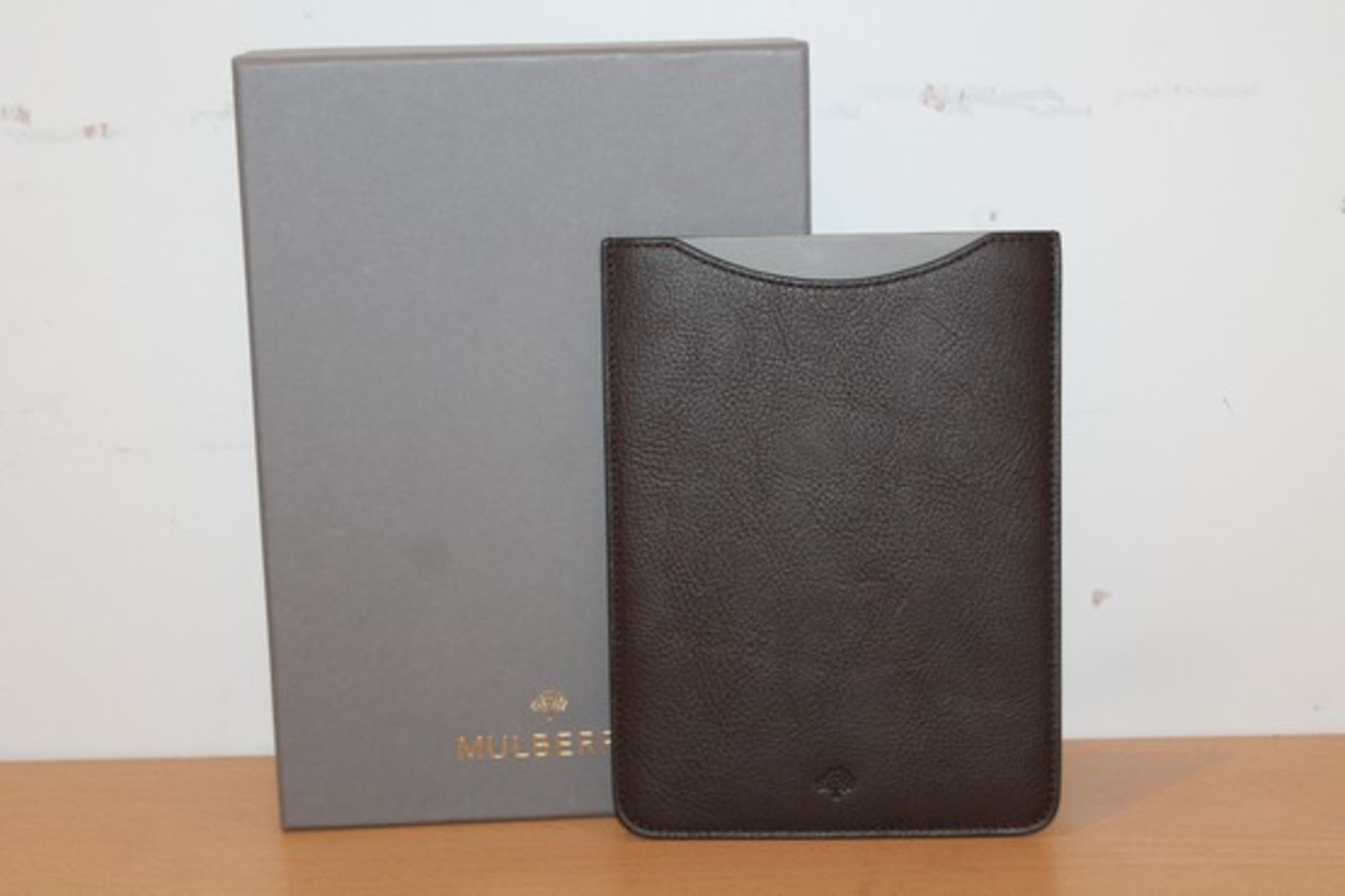 BOXED BRAND NEW MULBERRY CAMPDEN BLACK LEATHER IPA MINI CASE RRP £175 (DSRESFASHION)(TLH-G)(29.04.