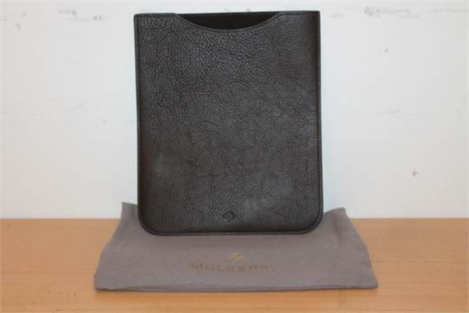 BRAND NEW WITH DUSTBAG MULBERRY CAMPDEN BLACK LEATHER IPAD PRO LEATHER CASE RRP £229.99 (