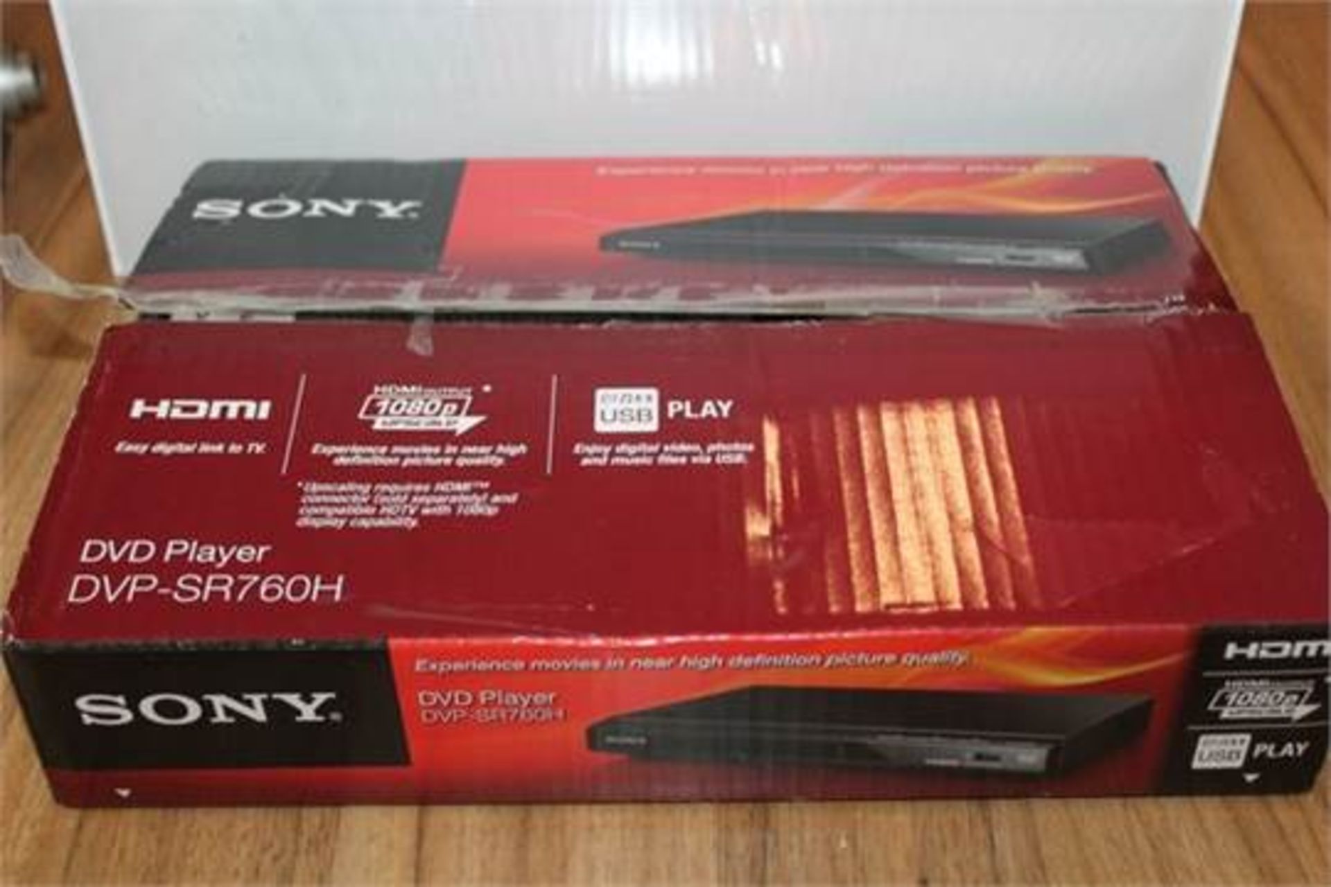 BOXED SONY DVD PLAYER DVP-SR760H, RRP-£34.99 (BL646424 22.06.16)(79)