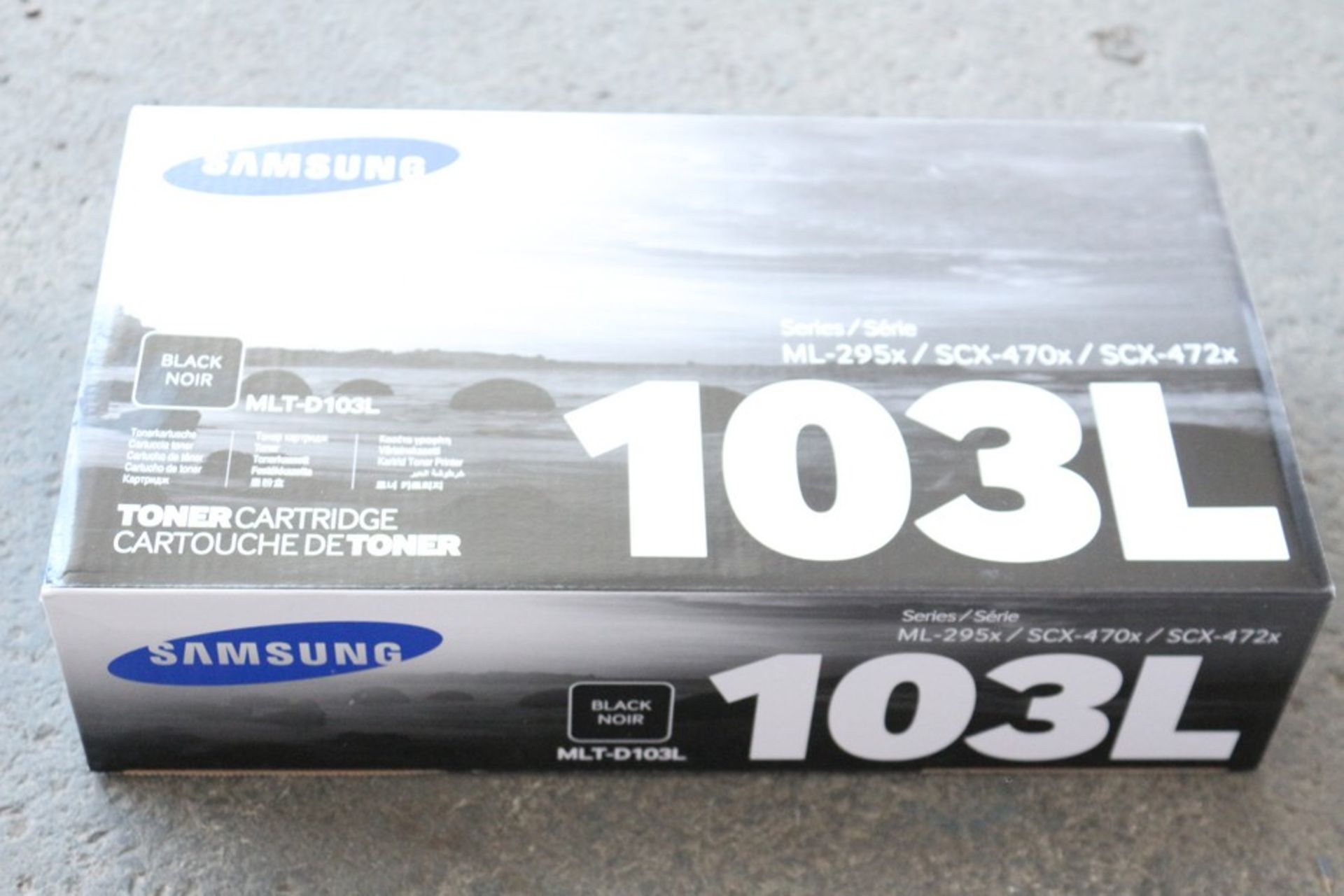 1X LOT TO CONTAIN 2 BOXED SAMSUNG 103L TONER CARTRIDGES IN BLACK (AC-G4B)