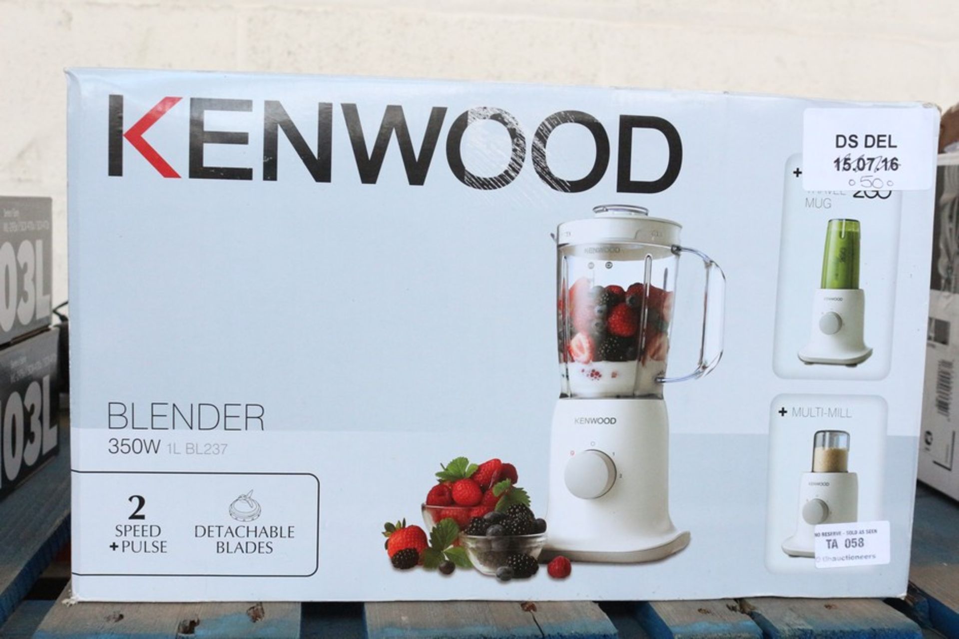 1X BOXED KENWOOD BLENDER 350W 1L RRP £50 (DS-DEL)